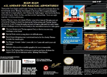 Thomas the Tank Engine & Friends (USA) box cover back